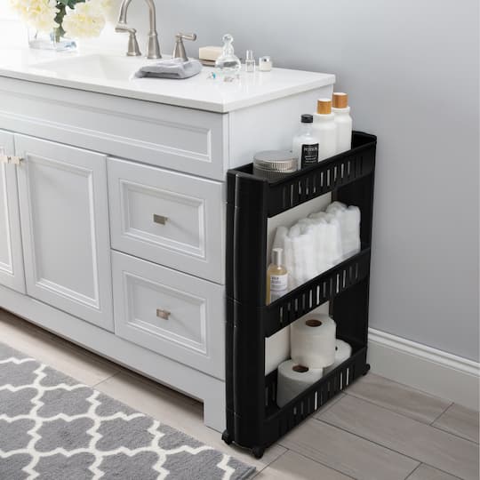 Simplify 3-Tier Slim Slide-Out Storage Cart